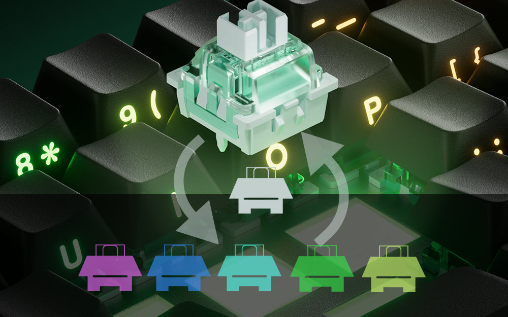 Akko MonsGeek FUN60 60% Mechanical Gaming Keyboard