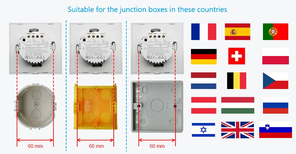 Tuya Smart Life WiFi Curtain Switch EU Double Roller Shutter Blind Alexa Google