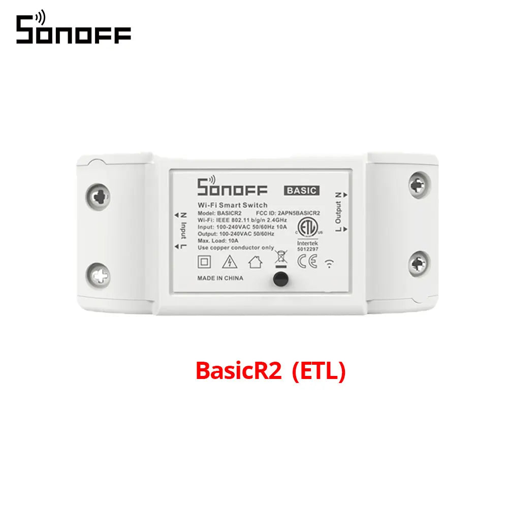 SONOFF Basic R2 Mini WiFi Smart Switch DIY Module APP Remote Control 220V