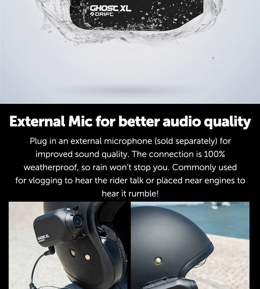 Drift Ghost XL Action Camera 1080P Full HD with Rotating Lens