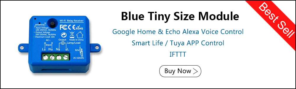Tuya Smart Life WiFi Curtain Switch EU Double Roller Shutter Blind Alexa Google