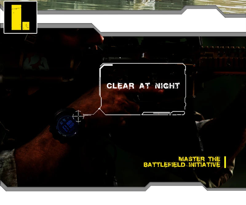 NORTH EDGE Men’s Military Smartwatch with Compass & Altimeter