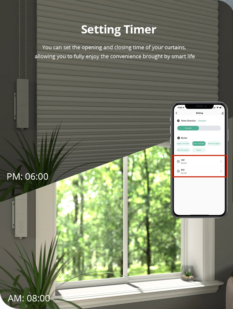 MotorZemismart Zigbee Smart Roller Shade Motor