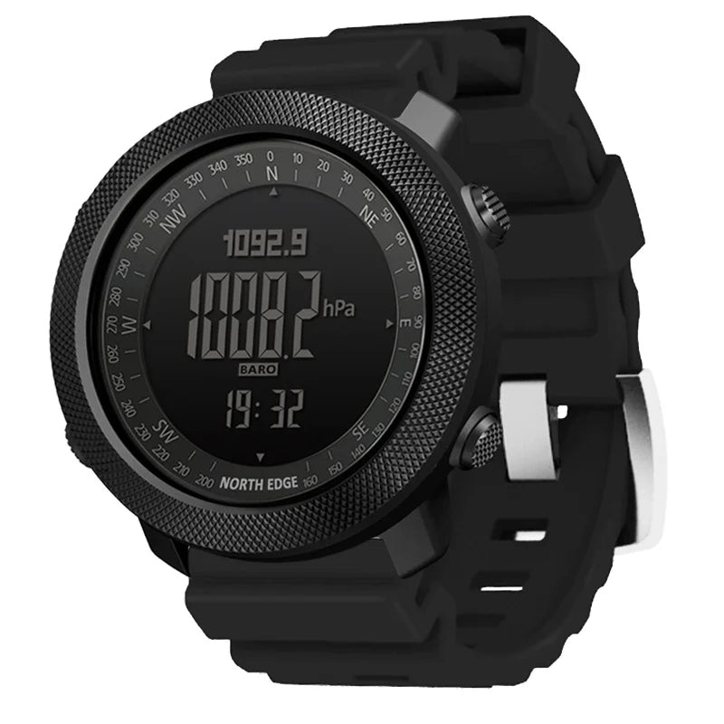 NORTH EDGE Men’s Military Smartwatch with Compass & Altimeter