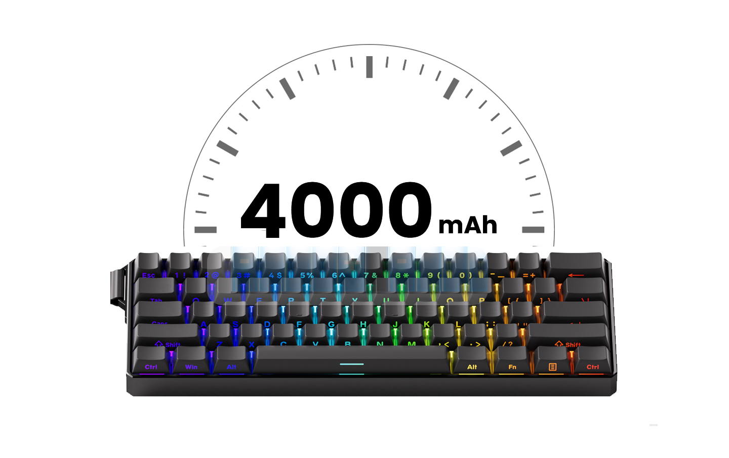 Akko MonsGeek FUN60 60% Mechanical Gaming Keyboard