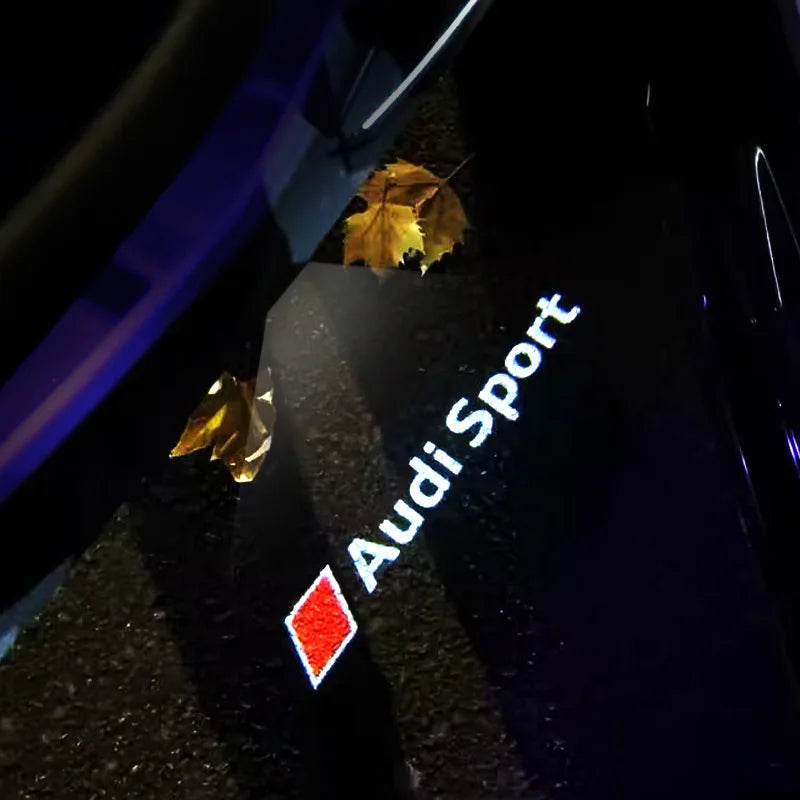 Car Door LED Welcome Lights Projector Lamps for Audi Sline Series