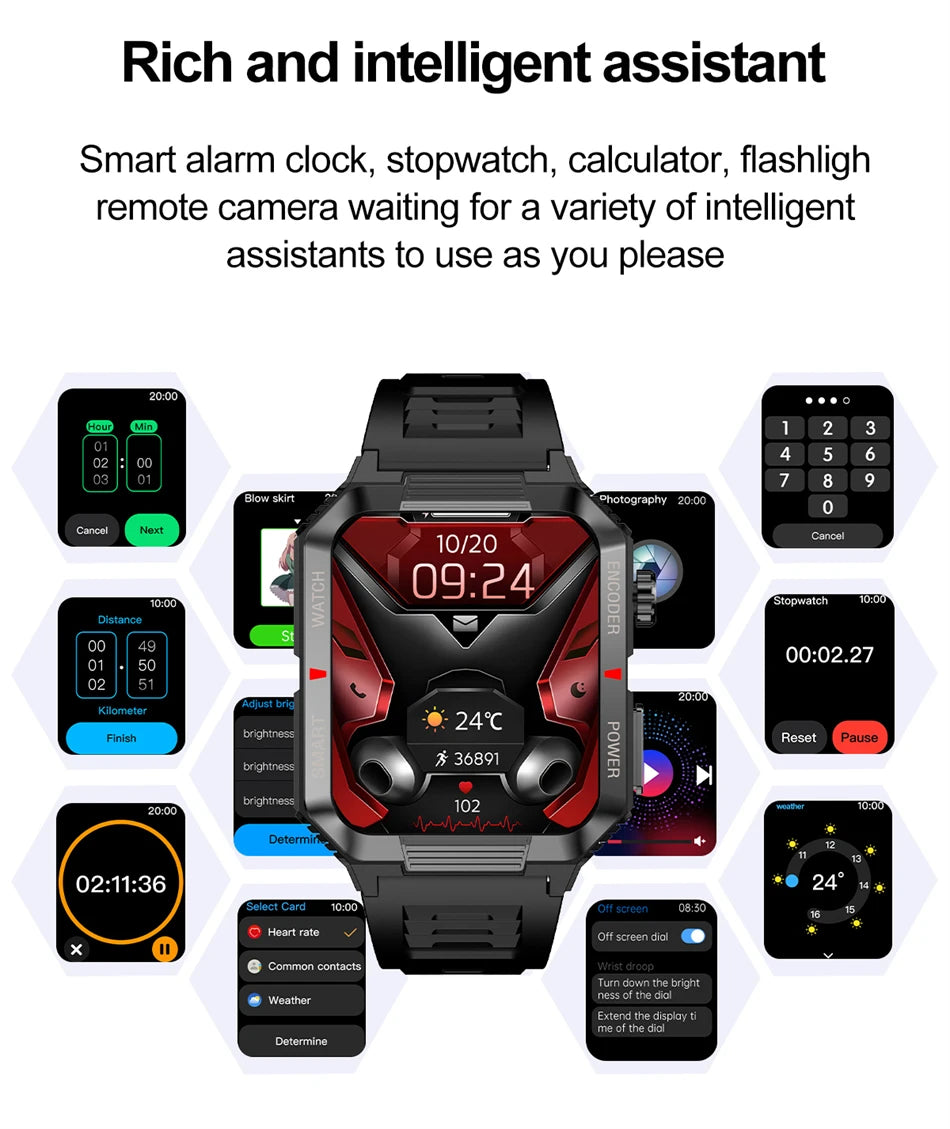 NFC GPS Men’s Smart Watch