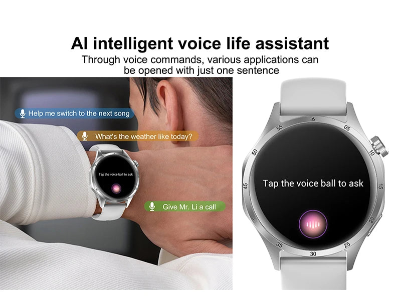 2025 Men’s Smartwatch with AMOLED, GPS & Bluetooth Calls