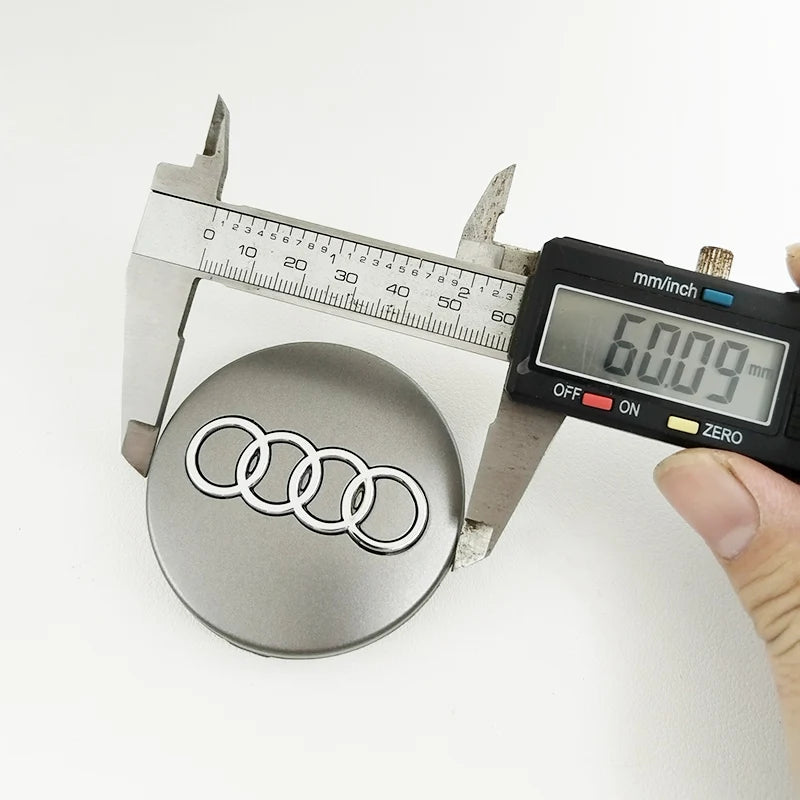 4pcs Car Wheel Center Hub Caps for Audi – 60mm–77mm