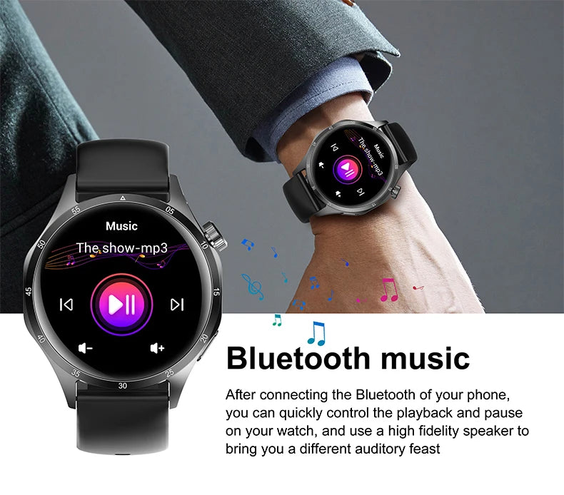 2025 Men’s Smartwatch with AMOLED, GPS & Bluetooth Calls