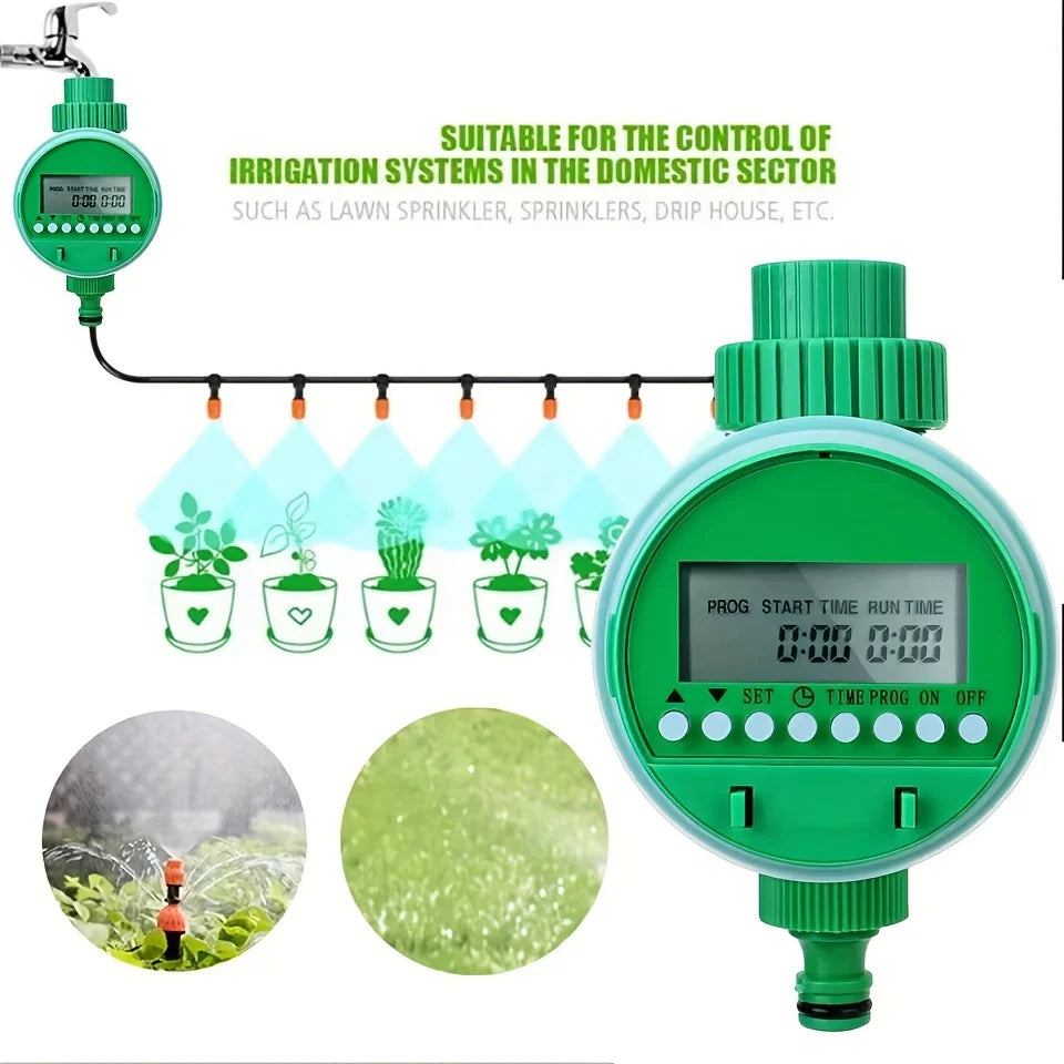 LCD Garden Watering Timer – Automatic Irrigation Controller