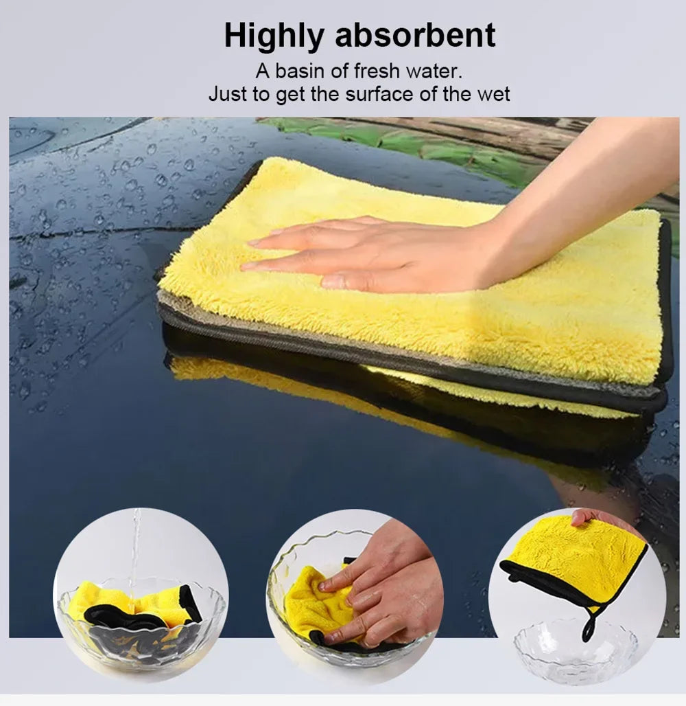 Thickened Microfiber Car Wash Towels