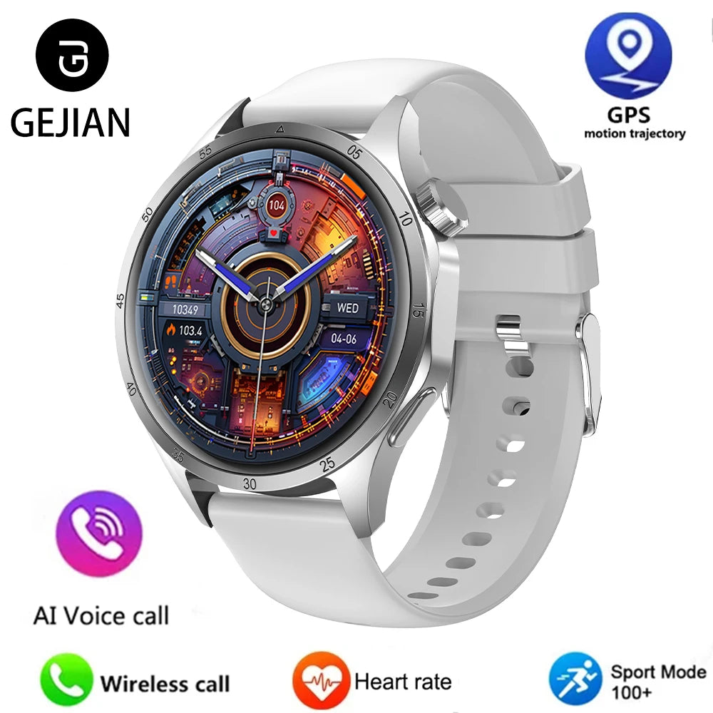 2025 Men’s Smartwatch with AMOLED, GPS & Bluetooth Calls