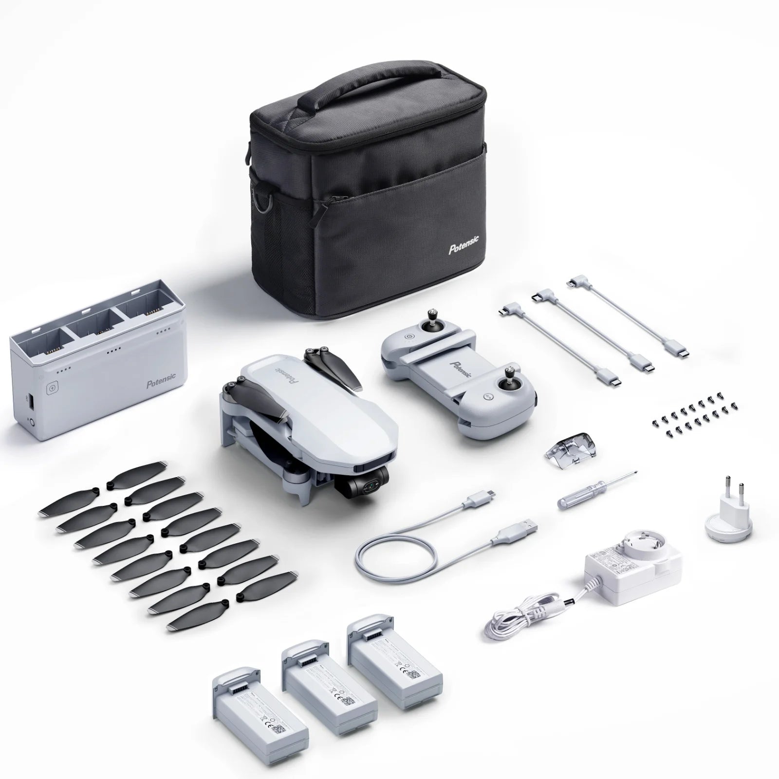 Potensic C0 Mini Drone 4K Camera with 3-Axis Gimbal & GPS