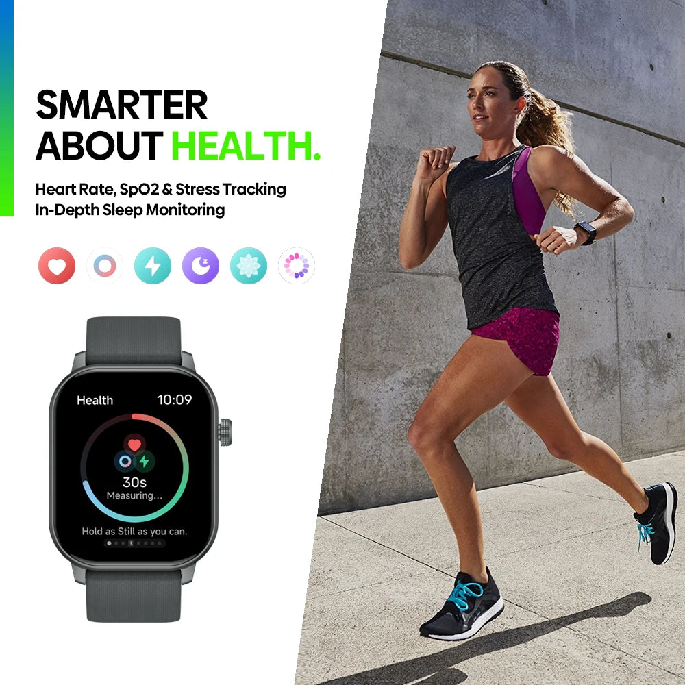 Zeblaze GTS 3 GPS Smartwatch 2025 with 2.01" Display & Calls