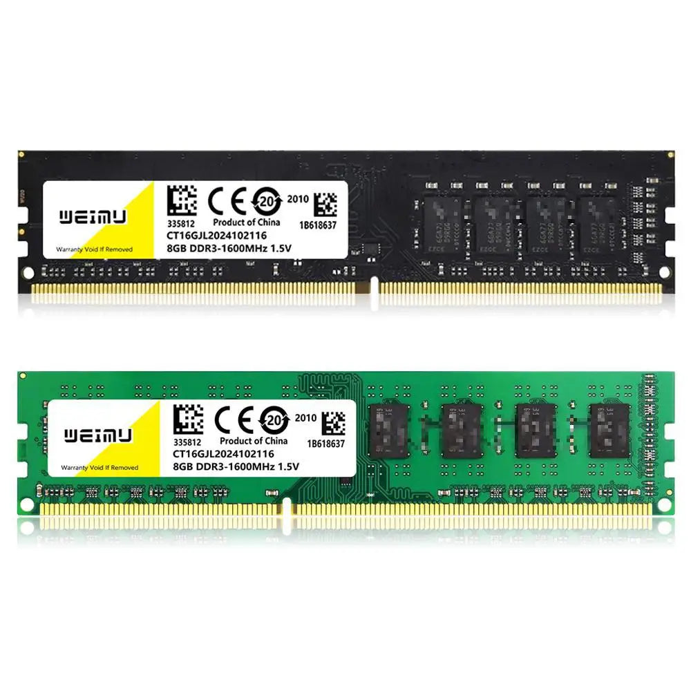 DDR3 & DDR4 Desktop RAM – 4GB/8GB/16GB 240-Pin DIMM