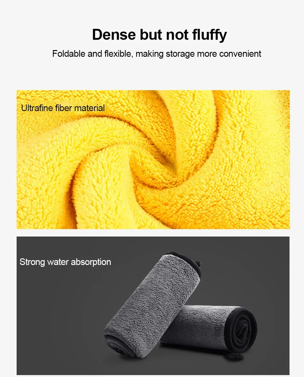 Thickened Microfiber Car Wash Towels