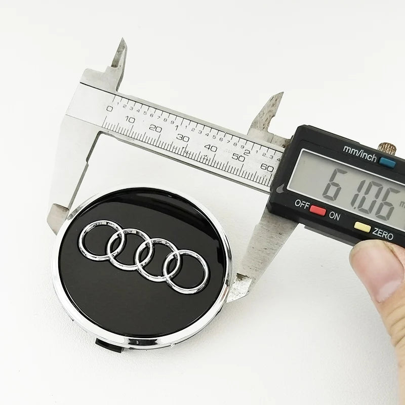 4pcs Car Wheel Center Hub Caps for Audi – 60mm–77mm