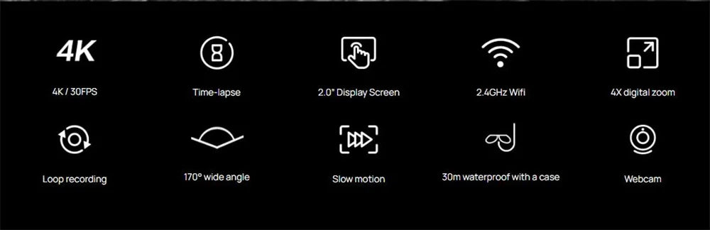 SJCAM SJ4000 Air 4K Action Camera Waterproof with WiFi