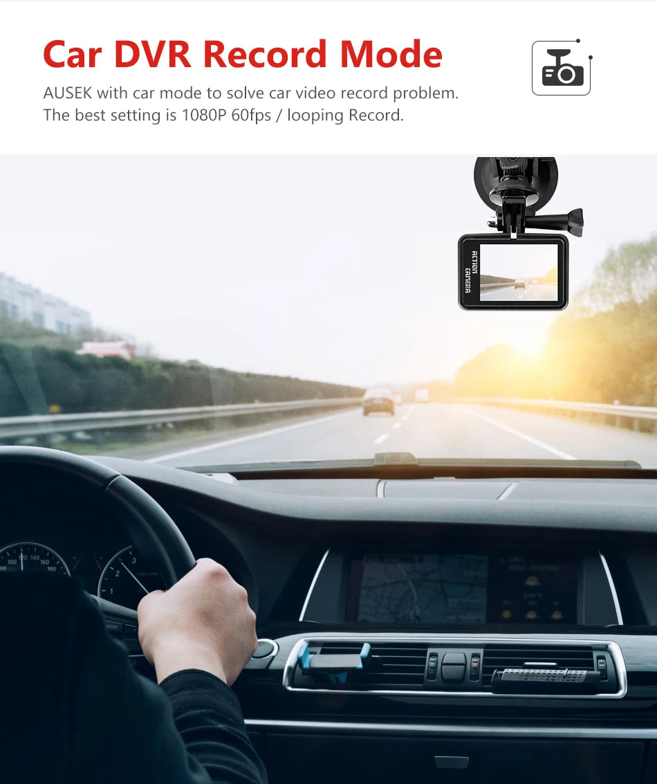 CERASTES 4K60FPS Action Camera with EIS & Interchangeable Lens