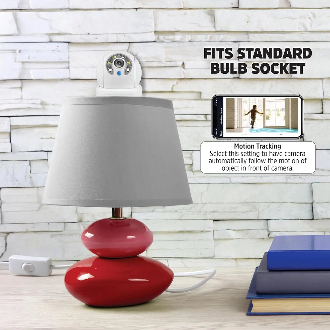 Smart Light Bulb 2K Security Camera 2-Pack Outdoor Pan Tilt