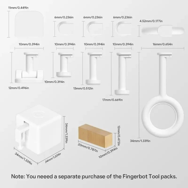 Tuya ZigBee Fingerbot Plus Smart Button Pusher Switch Alexa Google APP Control