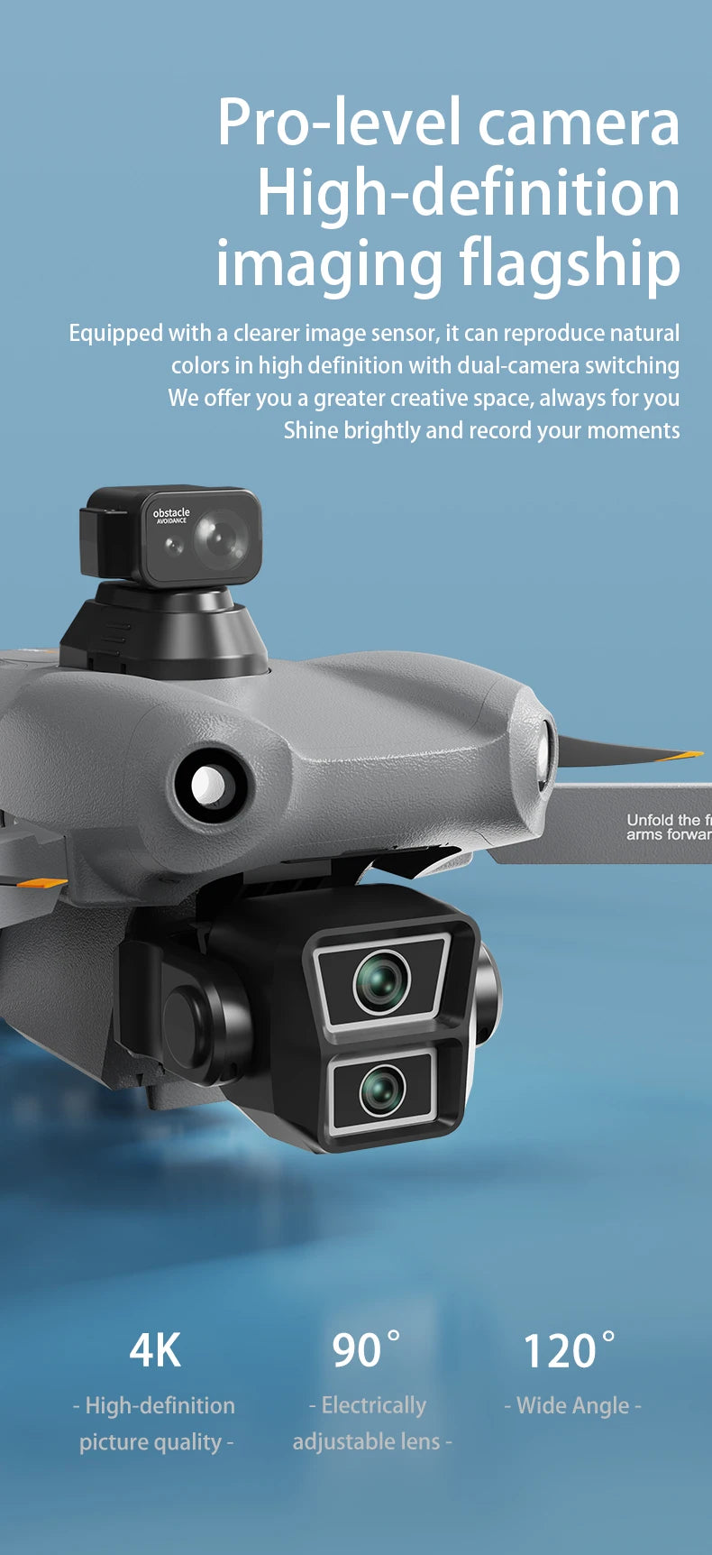 L300 Ultra 4K HD GPS Drone with Obstacle Avoidance & FPV