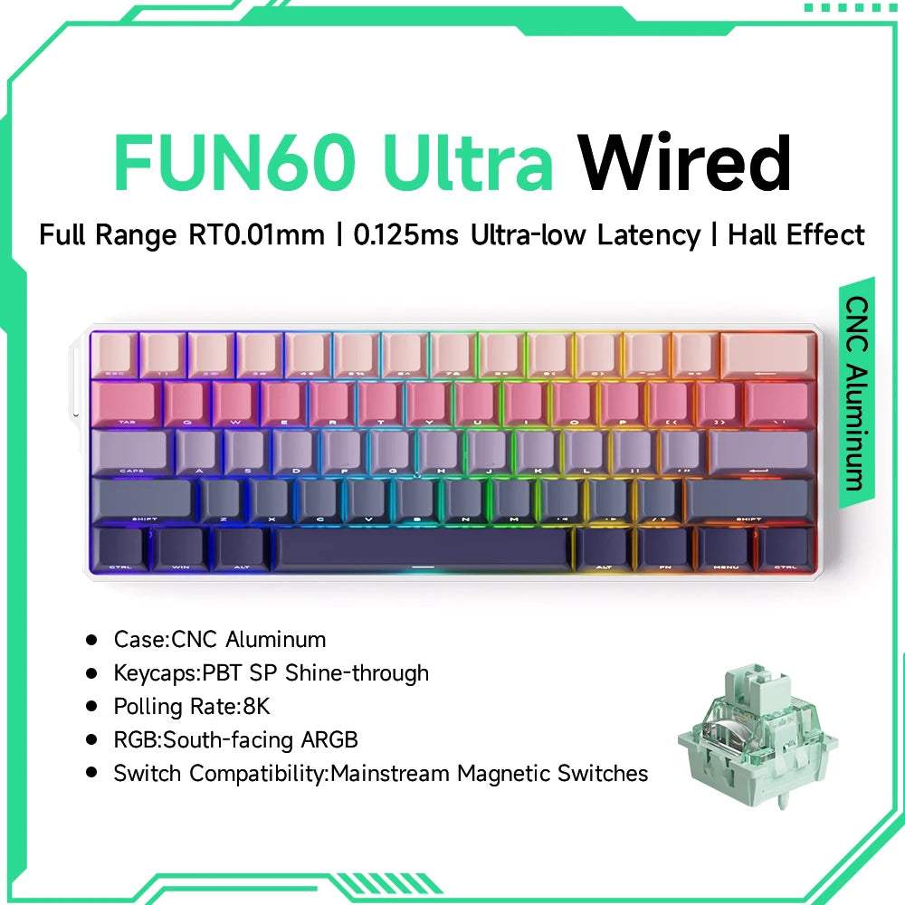 Akko MonsGeek FUN60 60% Mechanical Gaming Keyboard