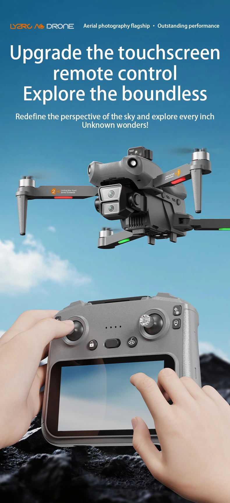 L300 Ultra 4K HD GPS Drone with Obstacle Avoidance & FPV