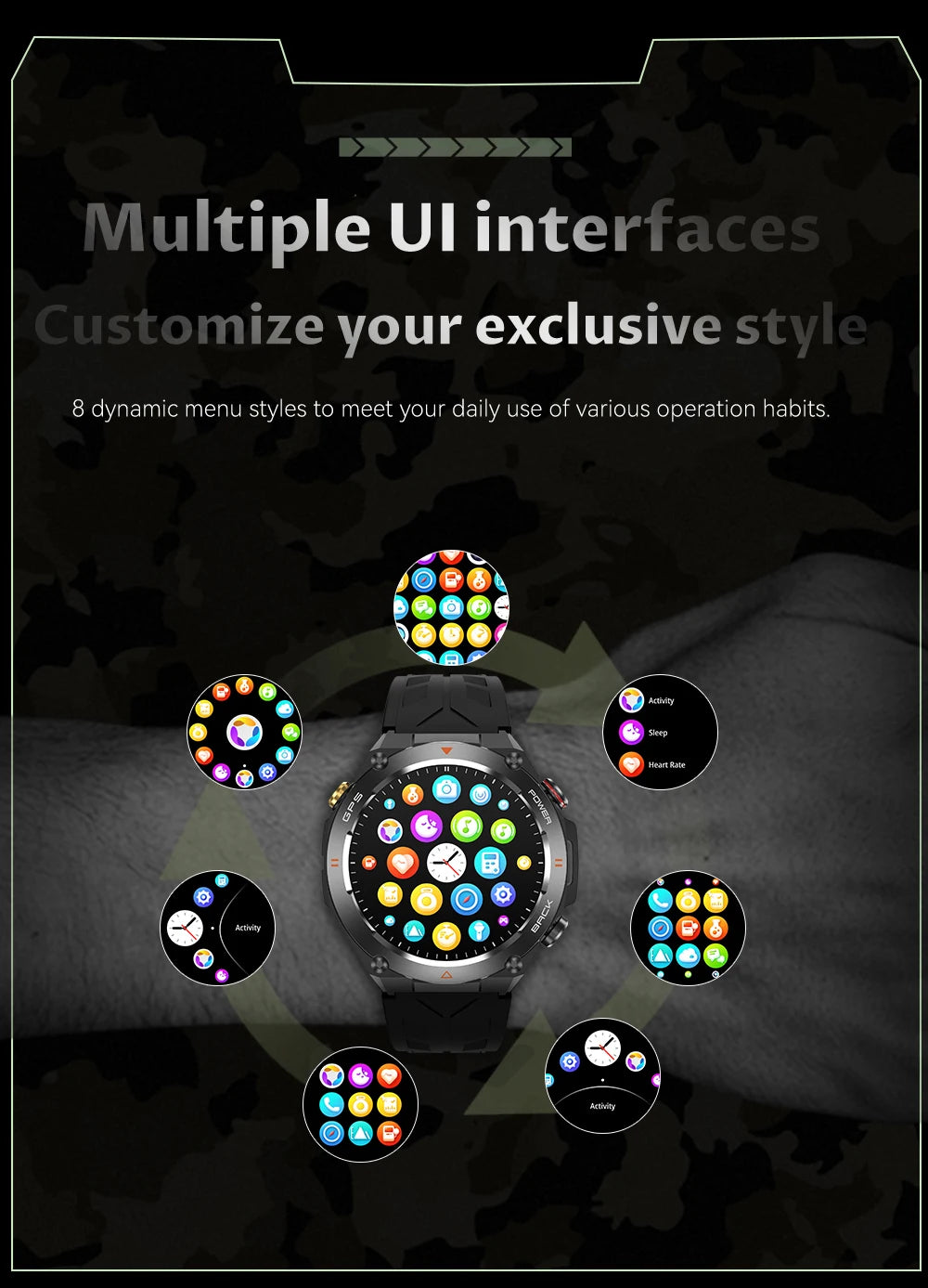 COLMI V75 GPS Smartwatch 2024 with 1.45" Ultra HD Display