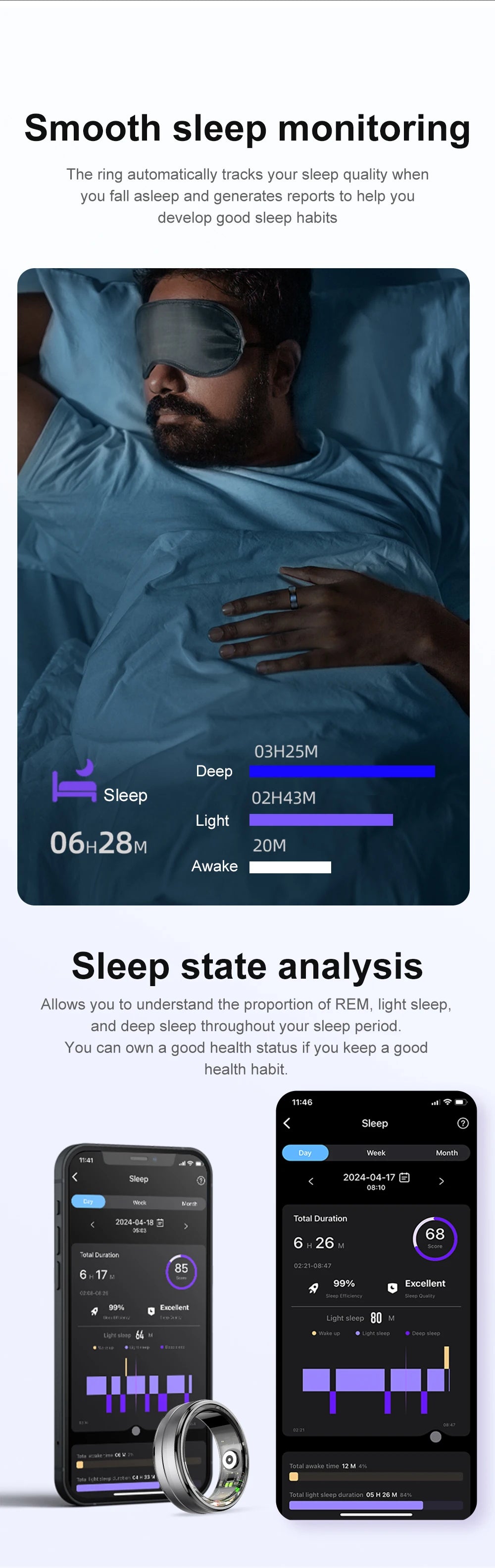 COLMI R06 Smart Ring 2024 Heart Rate