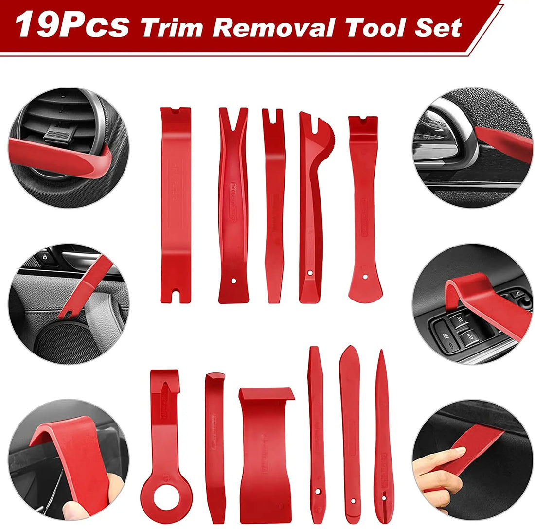 Car Interior Trim Removal Tool Set – Plastic Panel Clip Puller Kit
