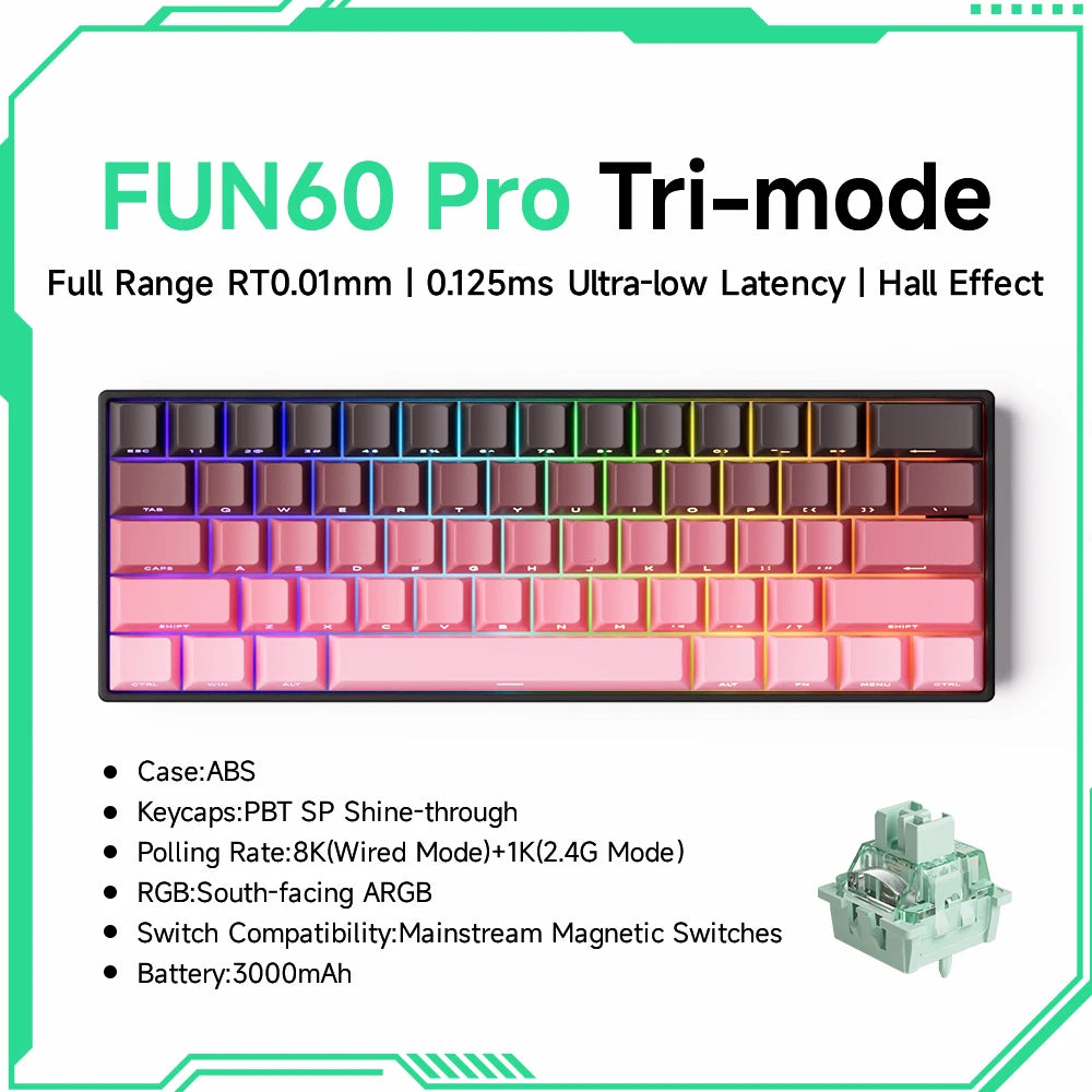 Akko MonsGeek FUN60 60% Mechanical Gaming Keyboard
