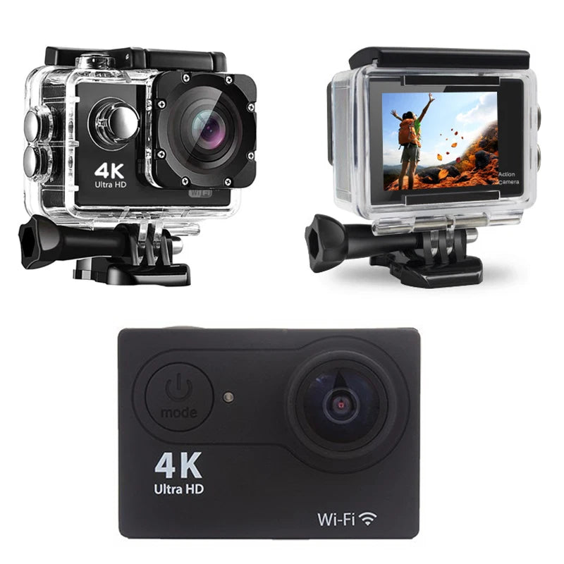Ultra HD 4K Action Camera Waterproof with WiFi & 170° Wide Angle