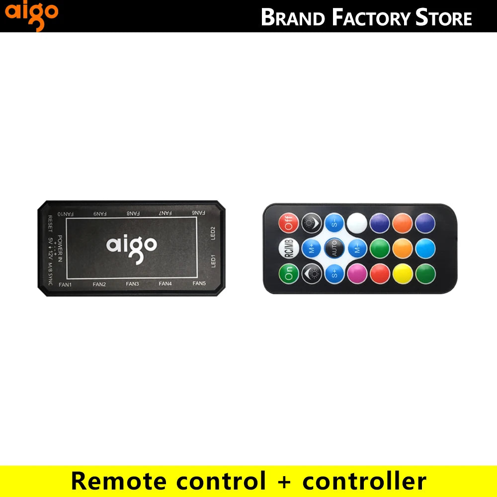 Aigo AM12 RGB 120mm PC Case Fan Kit