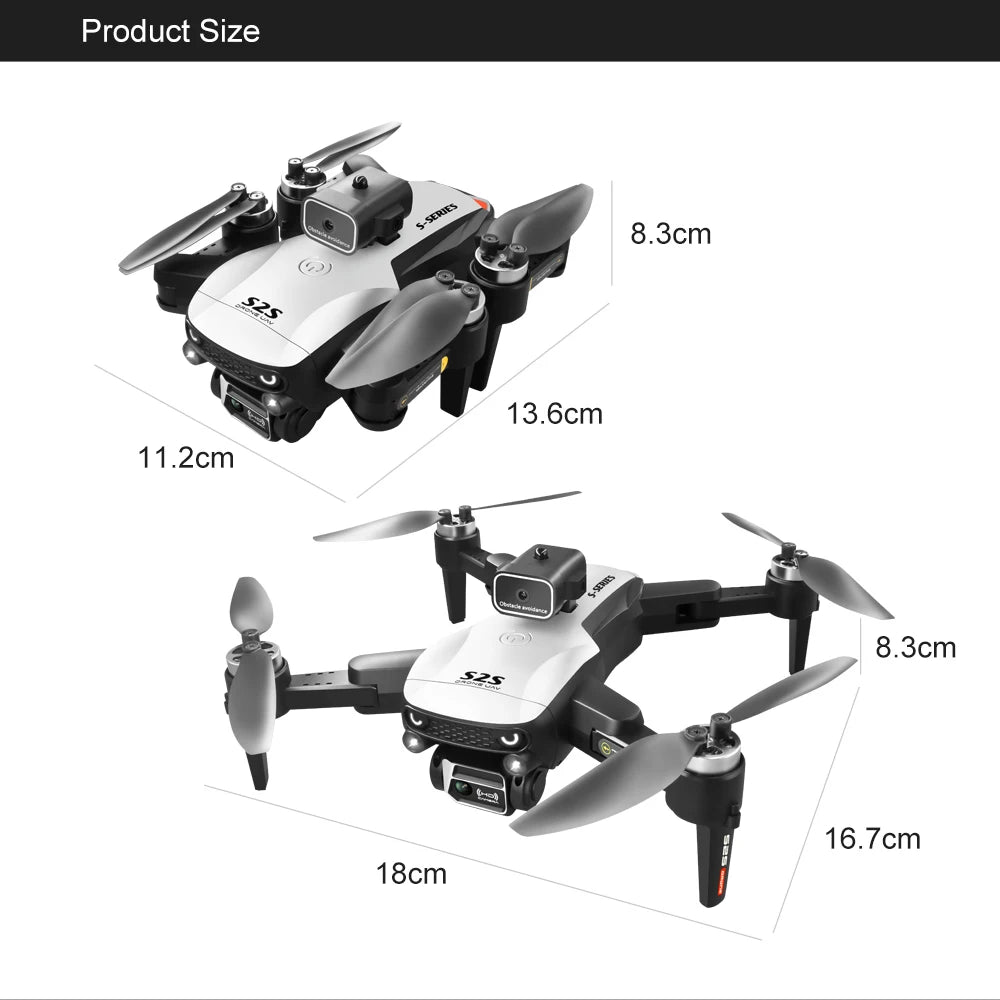 KBDFA S2S Mini Drone with 4K/8K HD Camera