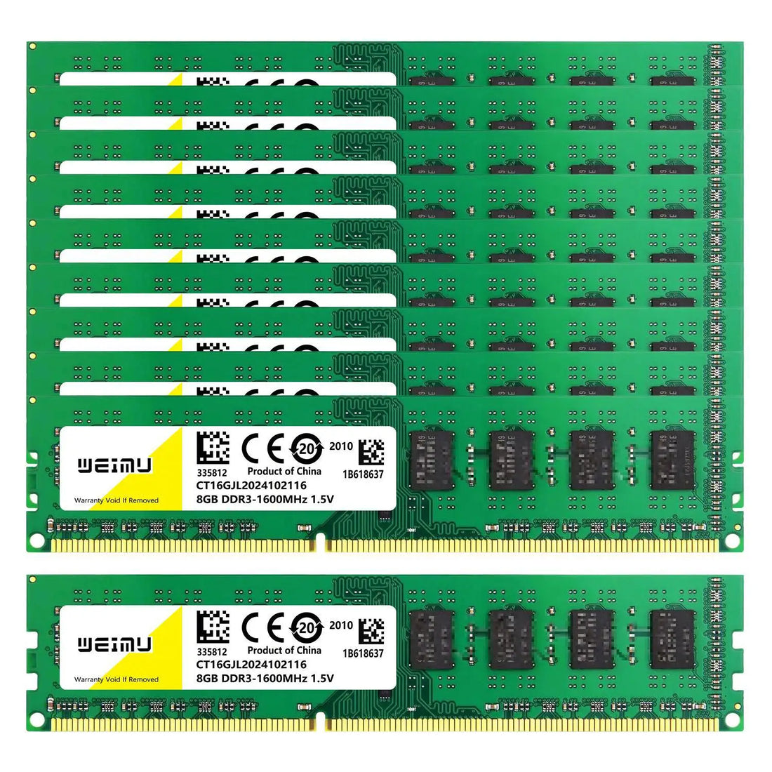 DDR3 & DDR4 Desktop RAM – 4GB/8GB/16GB 240-Pin DIMM