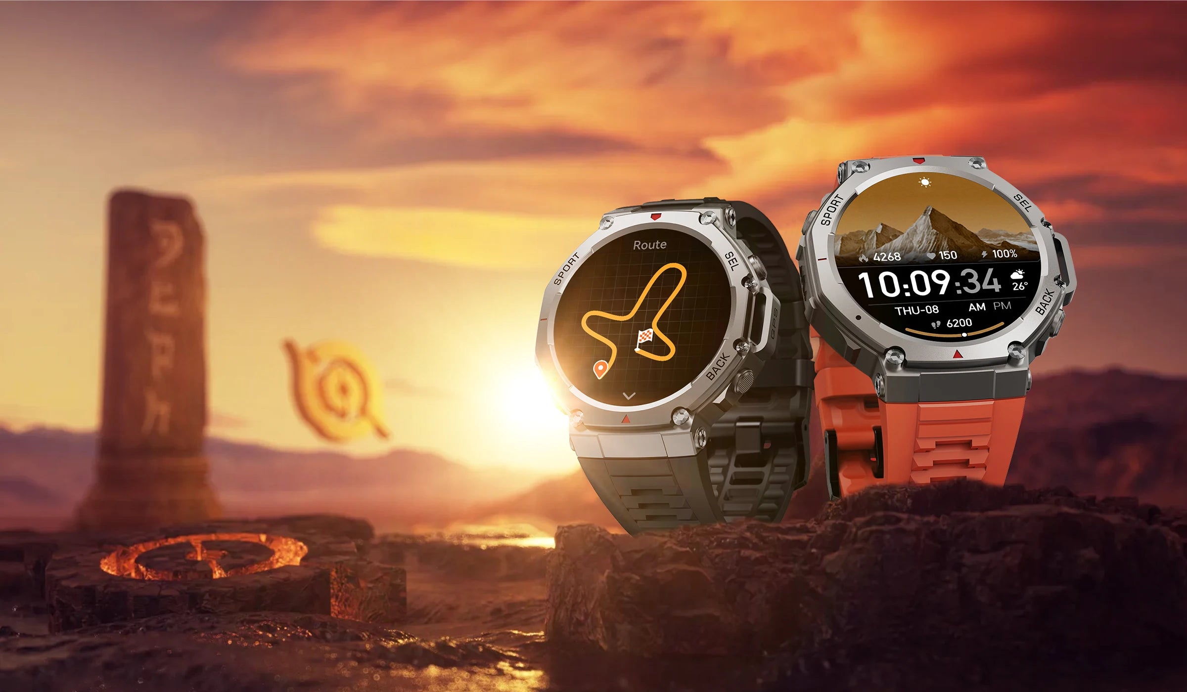 T-Rex 3 Ultra GPS Smartwatch 2025 with Dual-Band GNSS & Compass