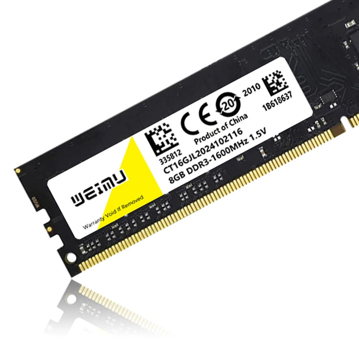 DDR3 & DDR4 Desktop RAM – 4GB/8GB/16GB 240-Pin DIMM