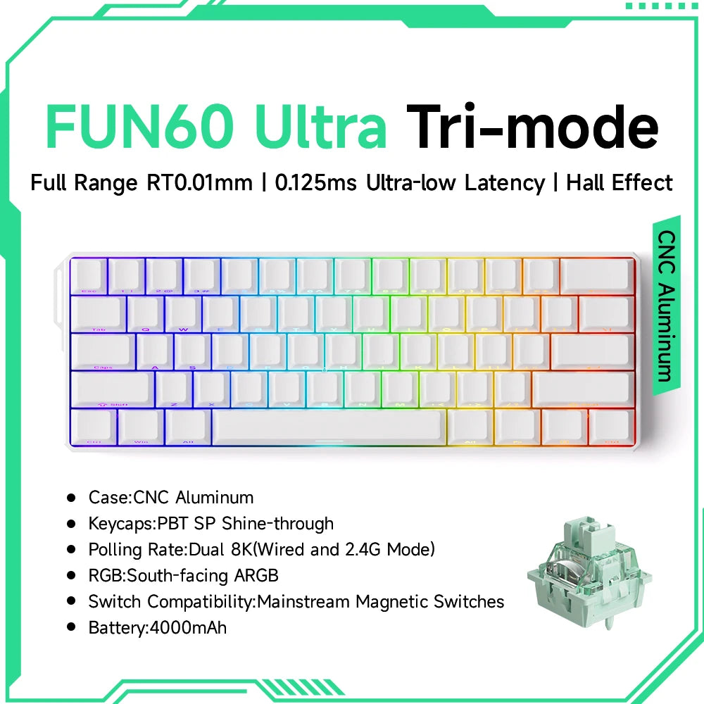 Akko MonsGeek FUN60 60% Mechanical Gaming Keyboard