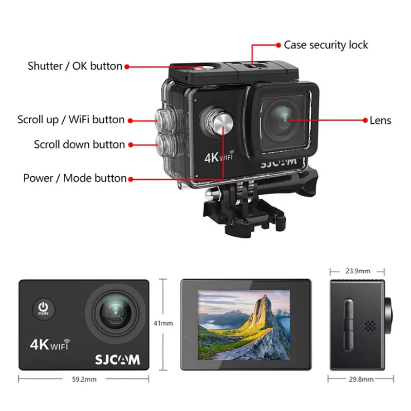 SJCAM SJ4000 Air 4K Action Camera Waterproof with WiFi
