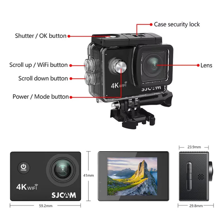 SJCAM SJ4000 Air 4K Action Camera Waterproof with WiFi