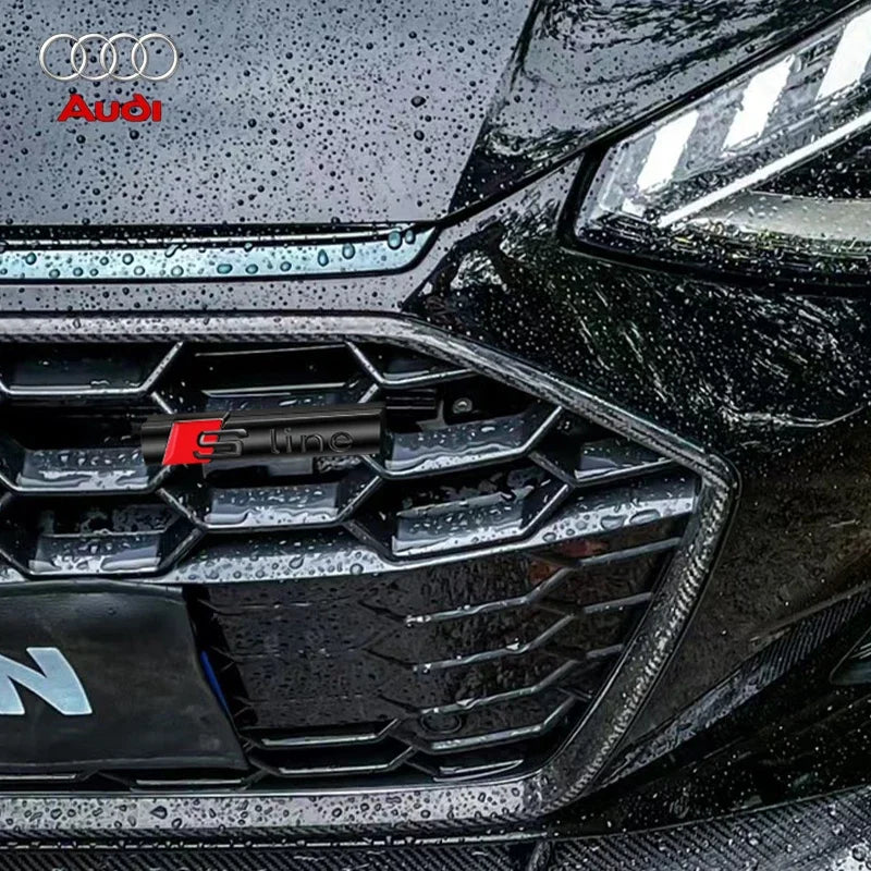 Car Front Grille Hood Emblem Badge for Audi S-Line RS
