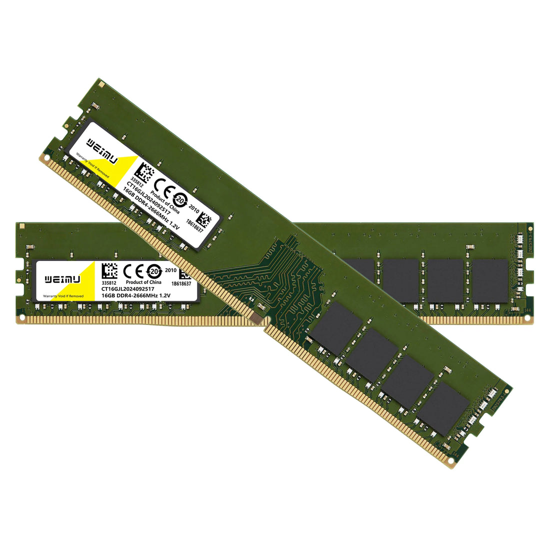 DDR3 & DDR4 Desktop RAM – 4GB/8GB/16GB 240-Pin DIMM