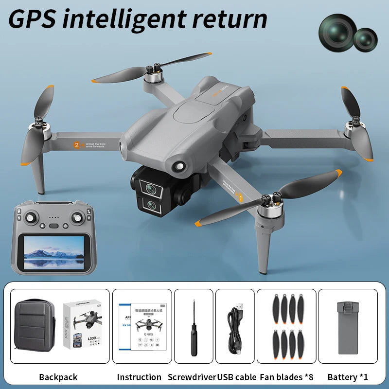 L300 Ultra 4K HD GPS Drone with Obstacle Avoidance & FPV