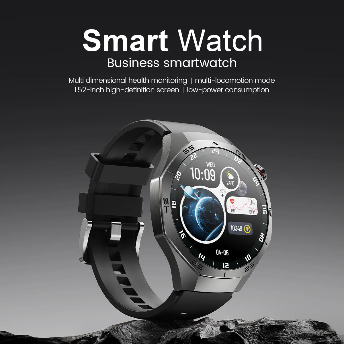 2025 Smartwatch for Android & iOS with AMOLED, GPS & Calls