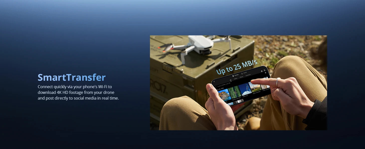 Potensic ATOM 2 4K HDR Camera Drone with 3-Axis Gimbal & 8K Photo