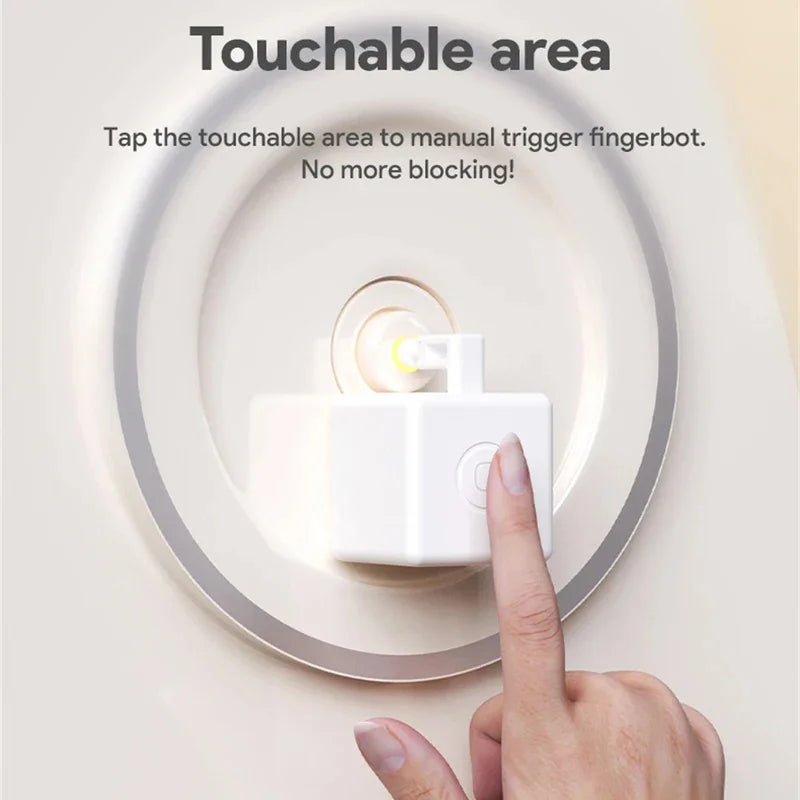 Tuya ZigBee Fingerbot Plus Smart Button Pusher Switch Alexa Google APP Control