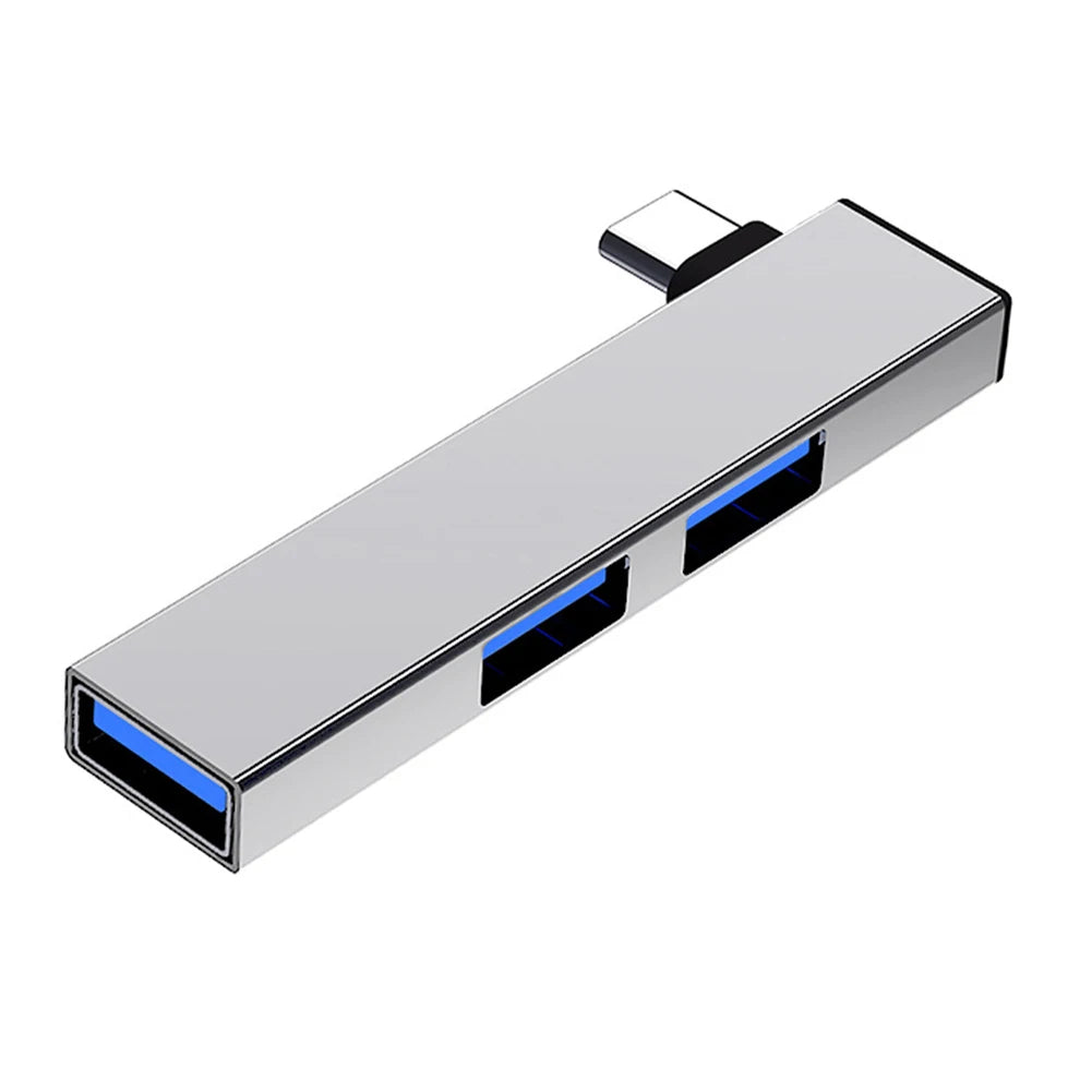 3-in-1 USB Hub – Type-C & USB 3.0 Splitter