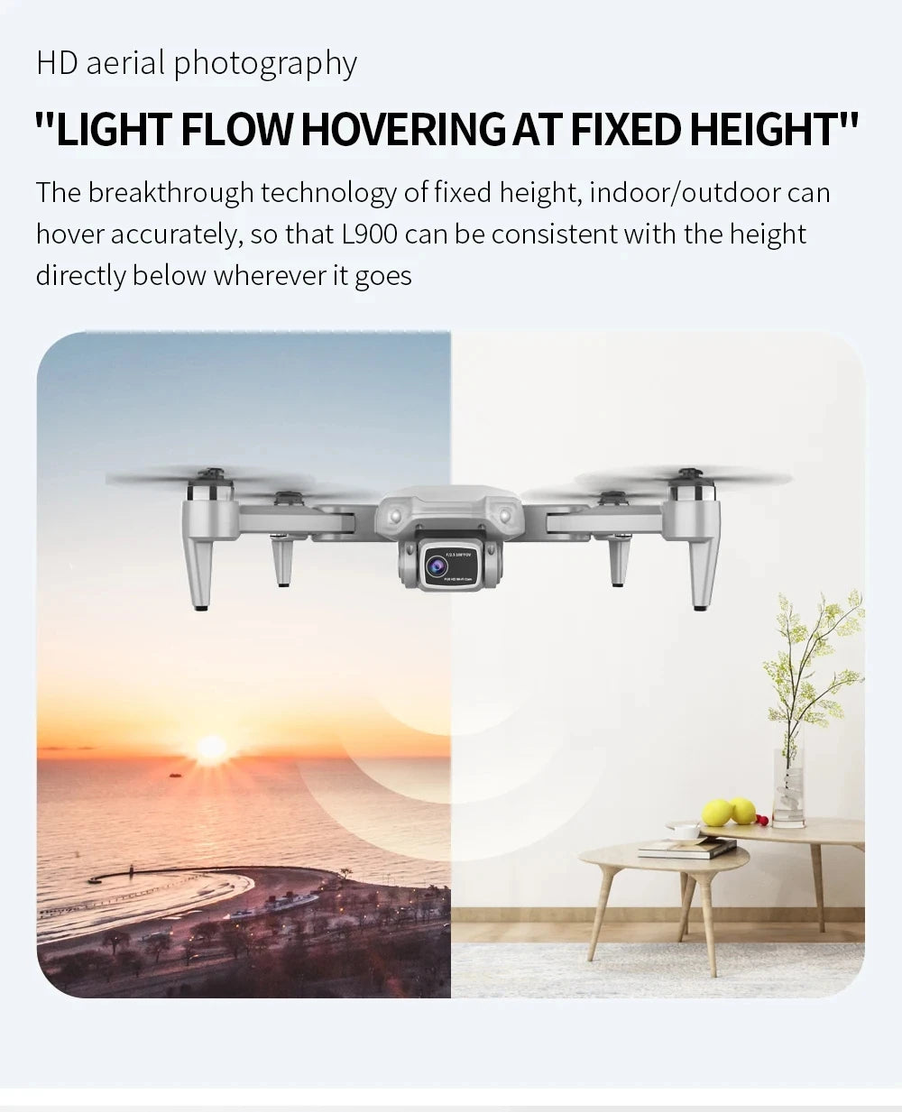 L900 Pro MAX 4K GPS Drone with Dual Camera & Obstacle Avoidance